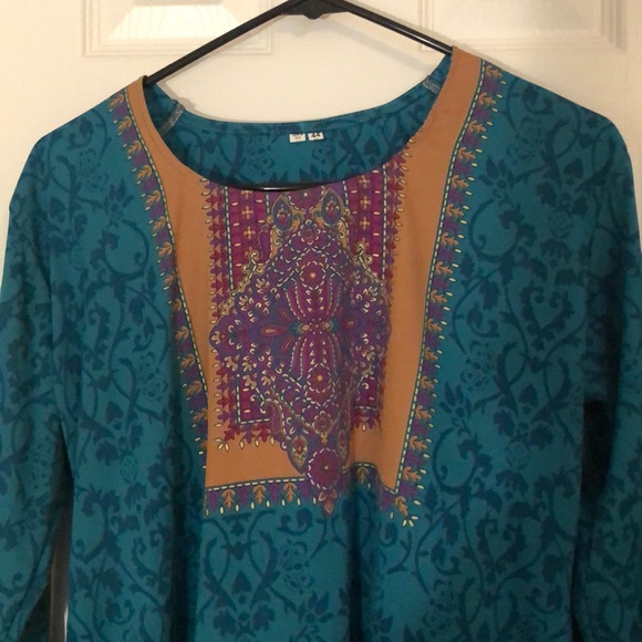 Bohemian top/ kurti - Picture 3 of 3